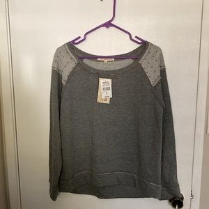 NWT Rewind Gray Sweatshirt Size L